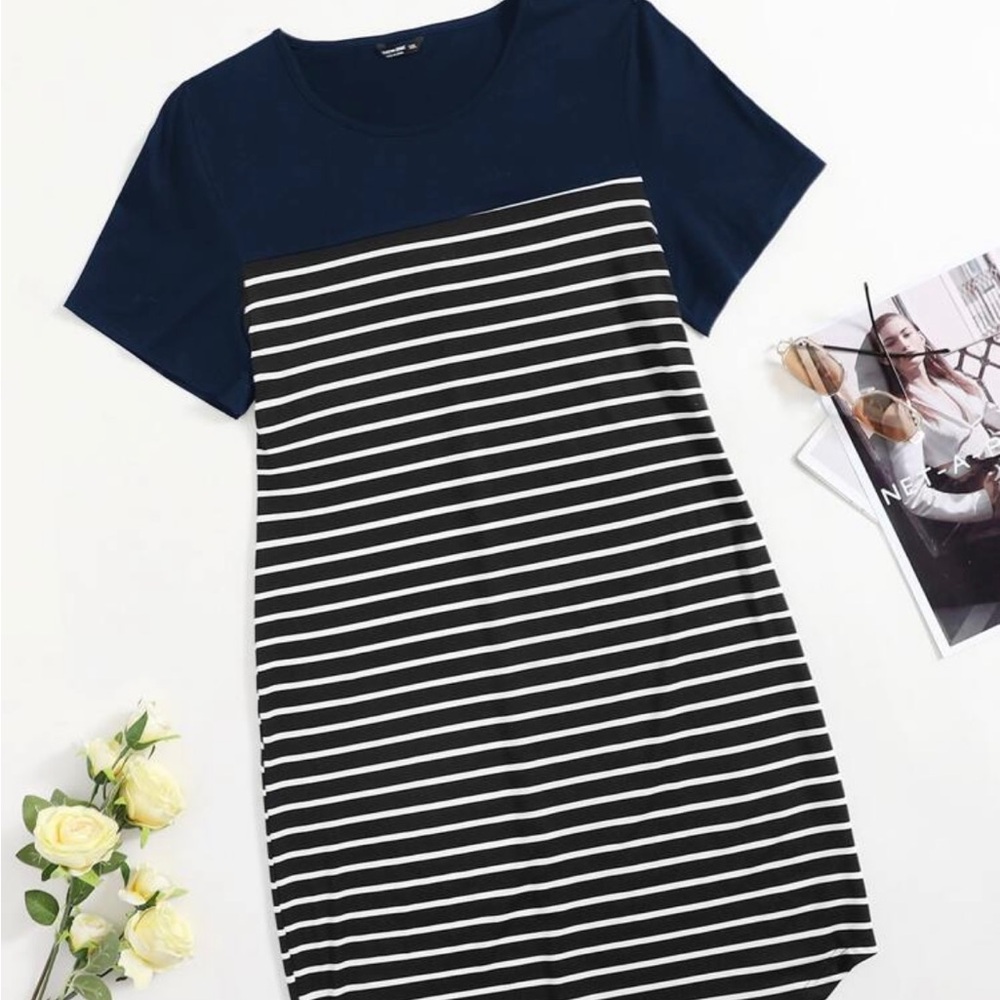 Women’s SHEIN Curve 3XL Short sleeve Dress